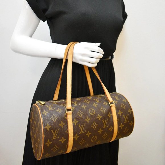 Authentic Louis Vuitton Monogram Papillon 30 Handbag - Picture 6 of 16